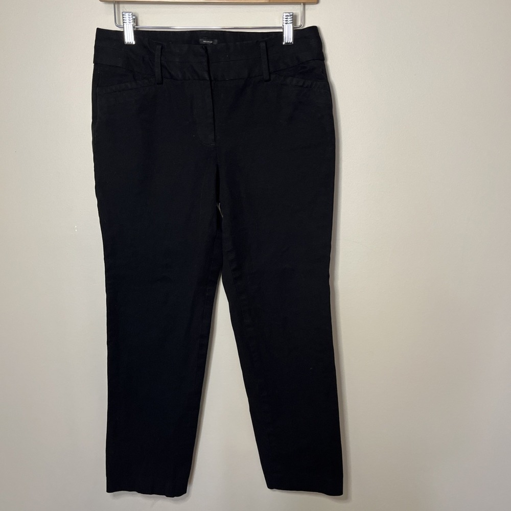 Talbots Women's Size 6P Mid Rise Straight Leg Career Dress Newport‎ Pants Black